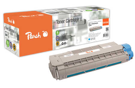 Peach  Tonermodul cyan kompatibel zu OKI C 5800