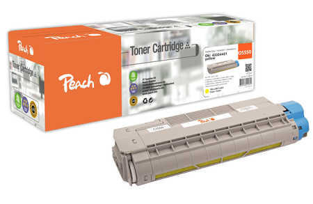 Peach  Tonermodul gelb kompatibel zu OKI C 5800
