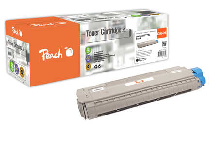 Peach  Tonermodul schwarz kompatibel zu OKI C 8800 DN