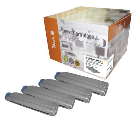 Peach  Spar Pack Tonermodule kompatibel zu OKI C 5800
