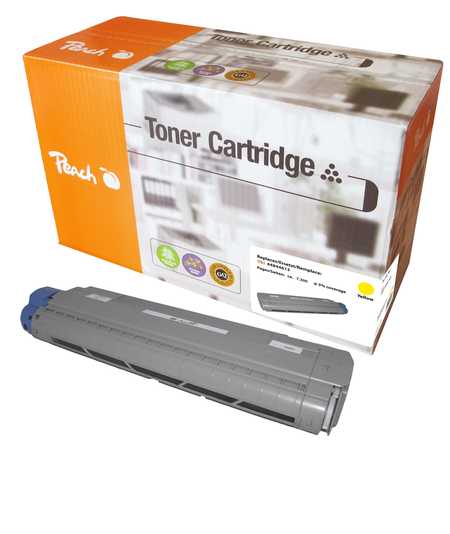 Peach  Tonermodul gelb kompatibel zu OKI C 822 Series