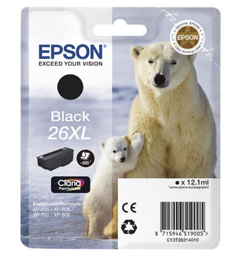 Original  Tintenpatrone XL schwarz Epson Expression Premium XP-520