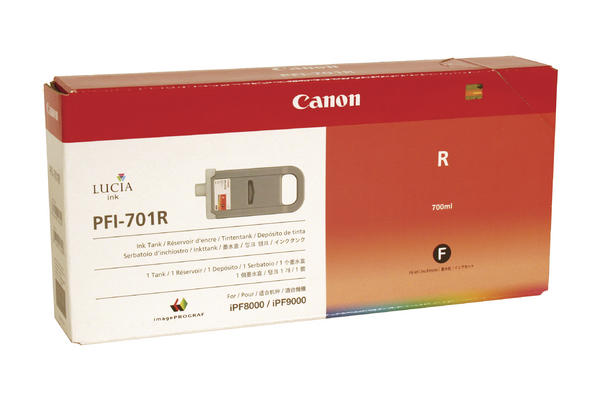 Original  Tintenpatrone rot Canon imagePROGRAF IPF 8000