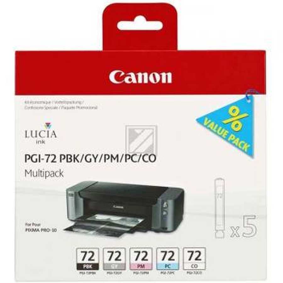 Original  Multipack Tinte PBK/GY/PM/PC/CO Canon Pixma PRO-10
