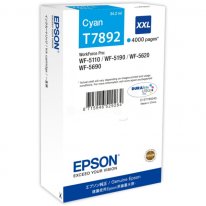 Original  Tintenpatrone XXL cyan Epson WorkForce Pro WF-5190 DW