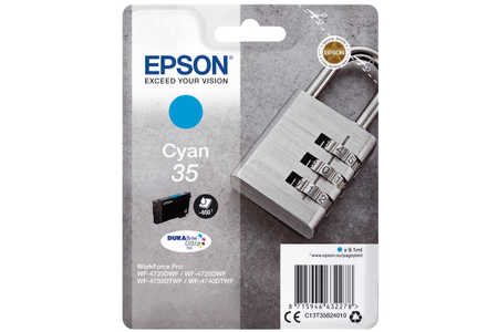 Original  Tintenpatrone cyan Epson WorkForce Pro WF-4740 DTWF