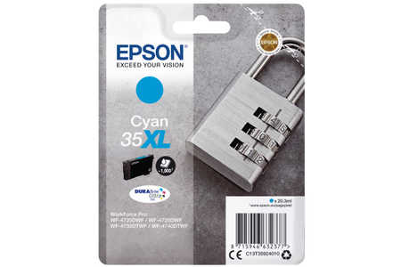 Original  Tintenpatrone cyan Epson WorkForce Pro WF-4740 DTWF