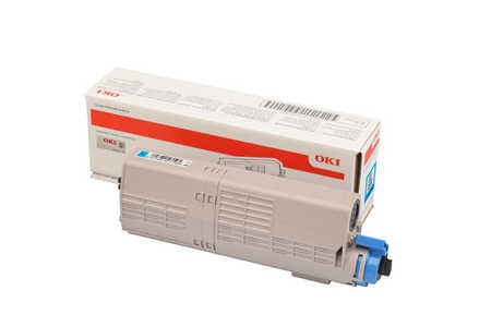 Original  Tonerpatrone cyan OKI C 542 DN