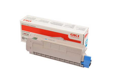 Original  Tonerpatrone cyan OKI C 612 Series