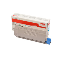 Original  Tonerpatrone cyan OKI C 712 N