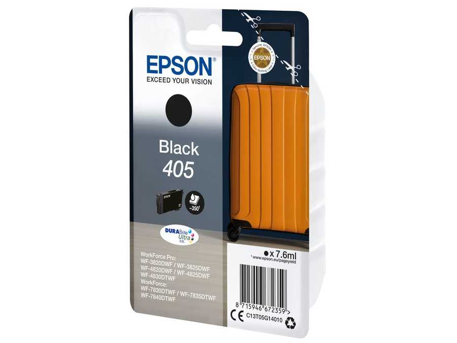 Original  Tintenpatrone schwarz Epson WorkForce WF-7830 DTWf
