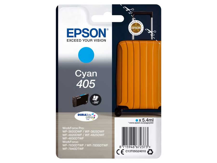 Original  Tintenpatrone cyan Epson WorkForce WF-7830 DTWf