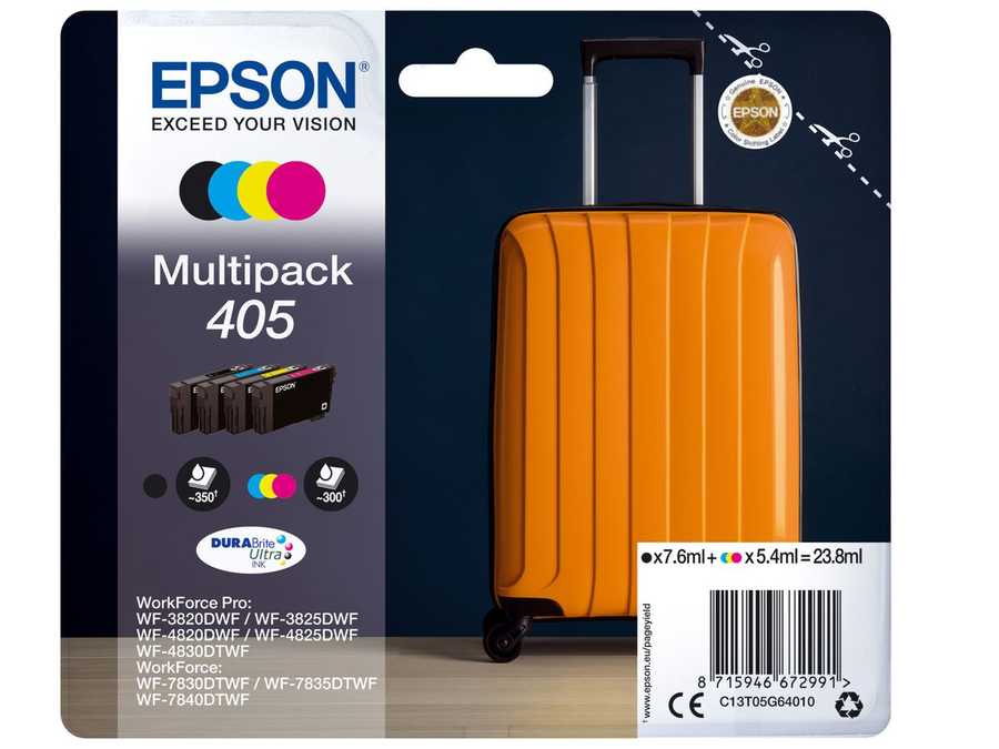 Original  Multipack Tintenpatronen Epson WorkForce WF-7830 DTWf
