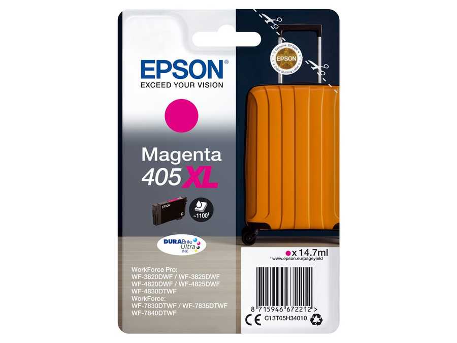 Original  Tintenpatrone magenta Epson WorkForce WF-7830 DTWf