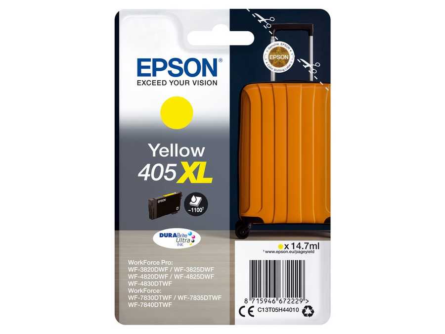 Original  Tintenpatrone yellow Epson WorkForce WF-7830 DTWf