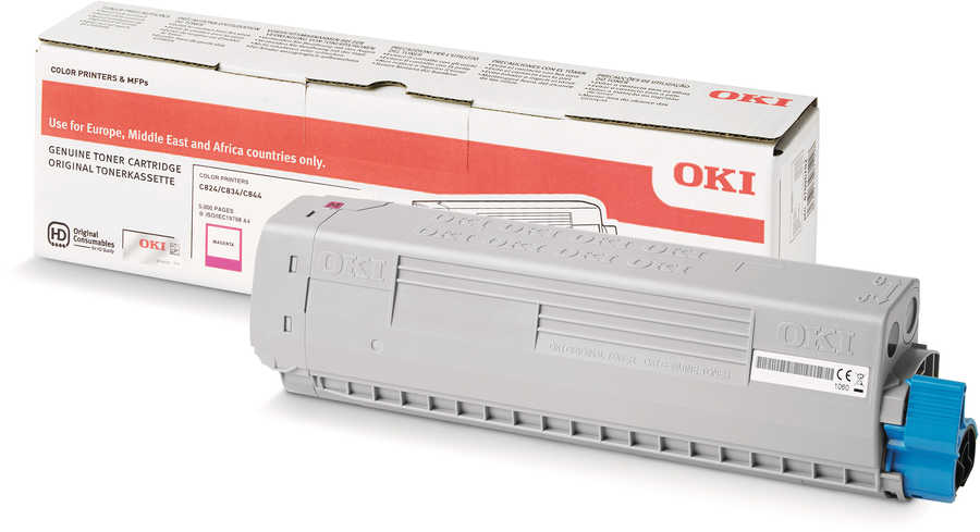 Original  Tonerpatrone magenta OKI C 834 nw