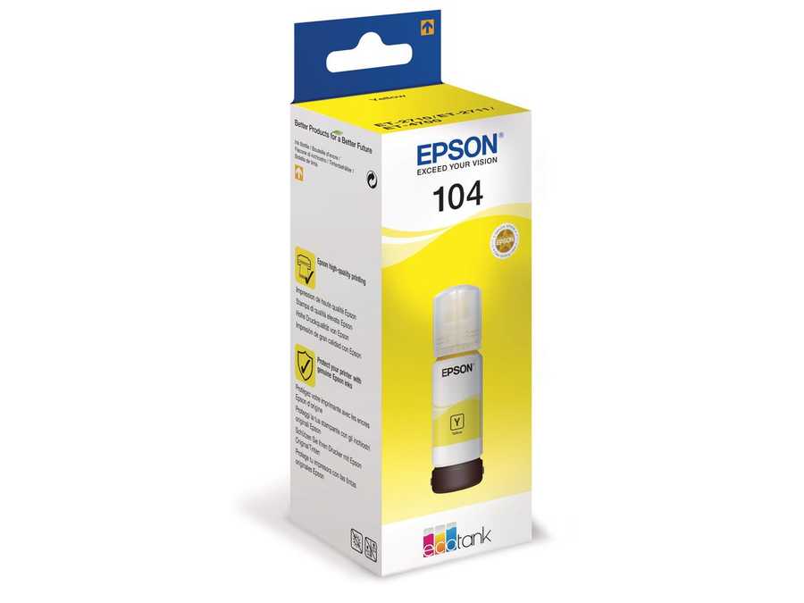 Original  Inkbottle yellow Epson EcoTank ET-2876
