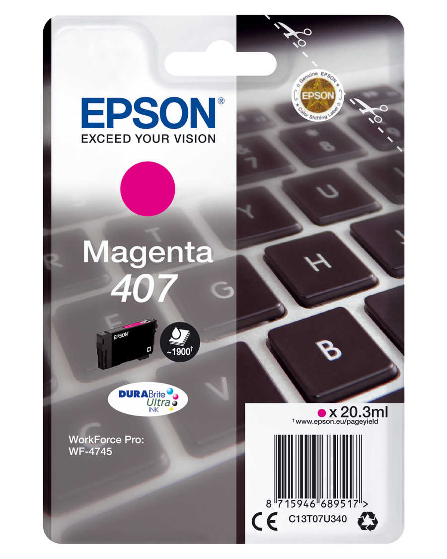 Original  Tintenpatrone magenta Epson WorkForce Pro WF-4745 DTWF