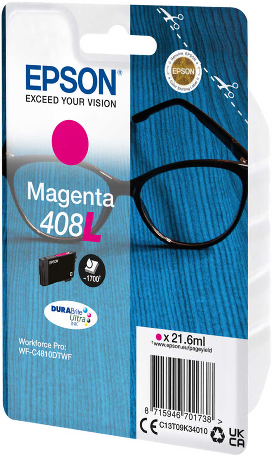 Original  Tintenpatrone magenta Epson WorkForce Pro WFC 4310 DW