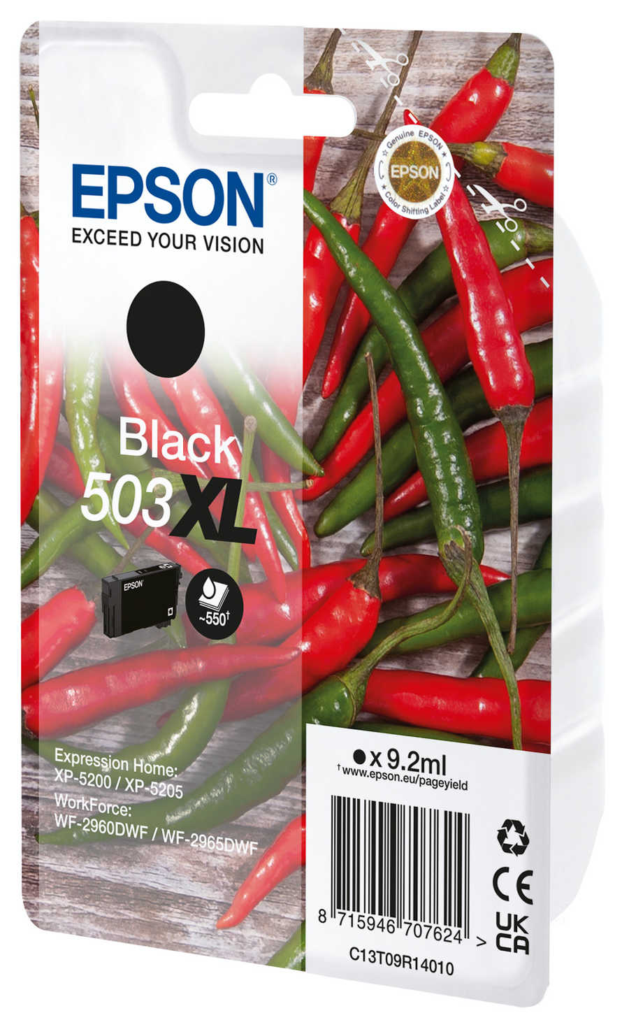 Original  Tintenpatrone schwarz Epson WorkForce WF-2965 DWF