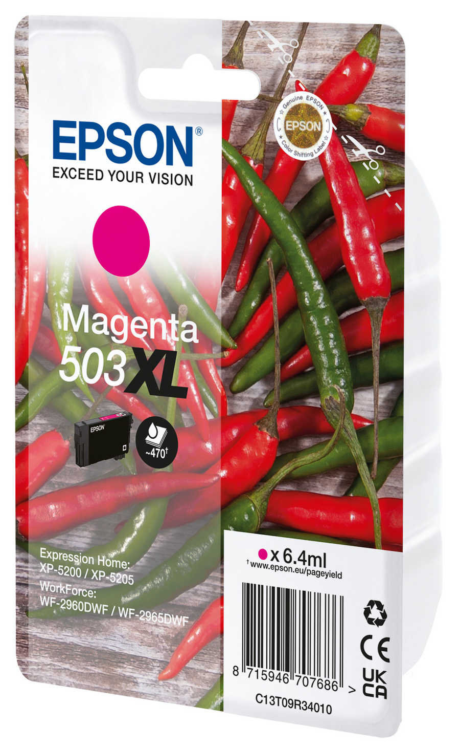 Original  Tintenpatrone magenta Epson WorkForce WF-2965 DWF