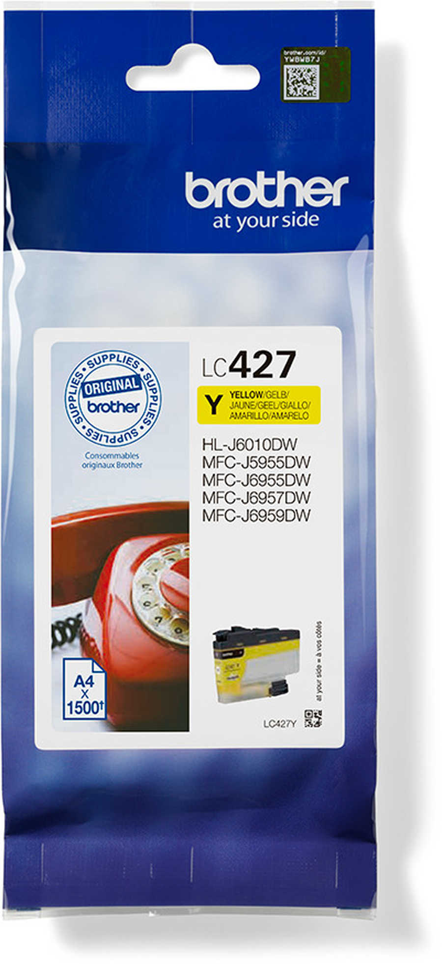 Original  Tonerpatrone yellow Brother MFCJ 6959 DW