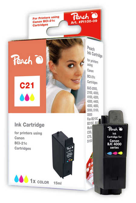 Peach  Tintenpatrone color kompatibel zu Brother MFCJ 6940 DW