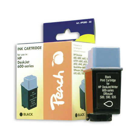 Peach  Druckkopf schwarz kompatibel zu HP DeskJet 600 Series