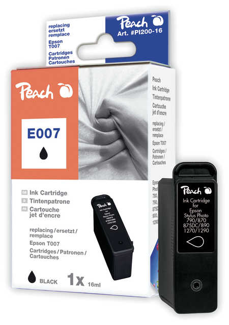 Peach  Tintenpatrone schwarz kompatibel zu Epson Stylus Photo 780 Series