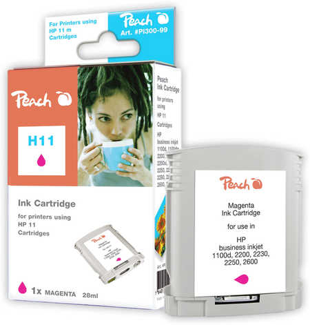 Peach  Tintenpatrone magenta kompatibel zu HP Business InkJet 2250 TN