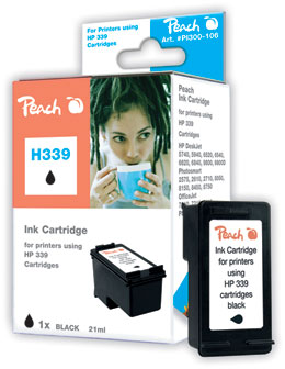 Peach  Druckkopf schwarz kompatibel zu HP OfficeJet 6300 Series