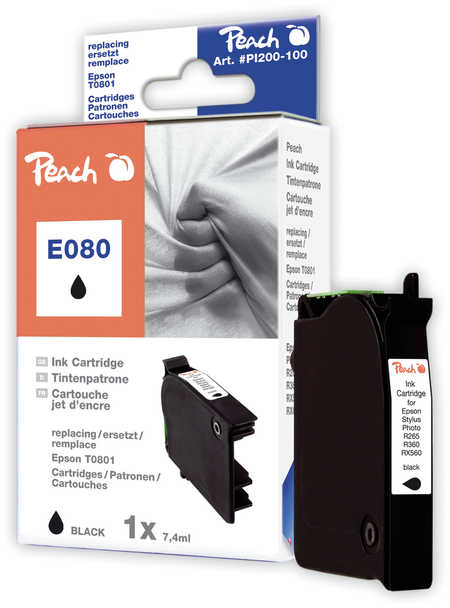Peach  Tintenpatrone schwarz kompatibel zu Epson Stylus Photo RX 560