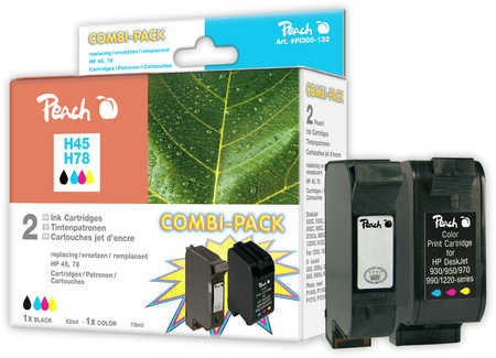 Peach  Spar Pack Druckköpfe kompatibel zu HP Color Copier 290