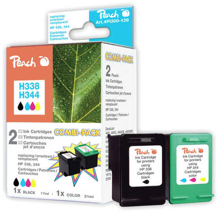 Peach  Spar Pack Druckköpfe kompatibel zu HP DeskJet 460 Series