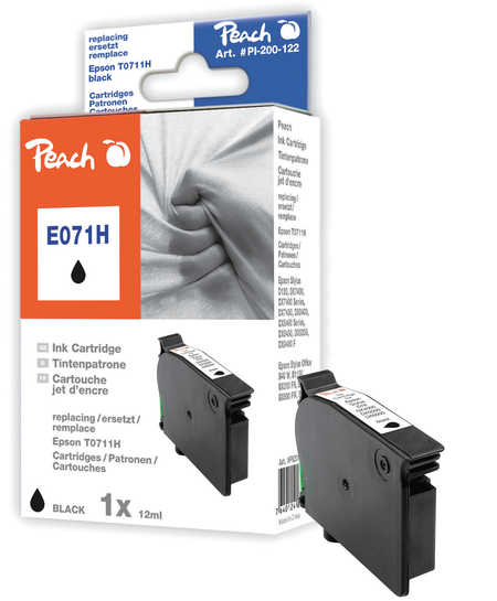Peach  Tintenpatrone schwarz kompatibel zu Epson Stylus DX 8400