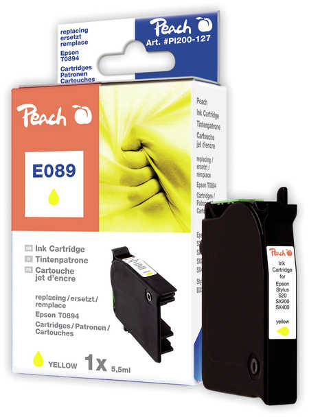 Peach  Tintenpatrone gelb kompatibel zu Epson Stylus SX 100 Series