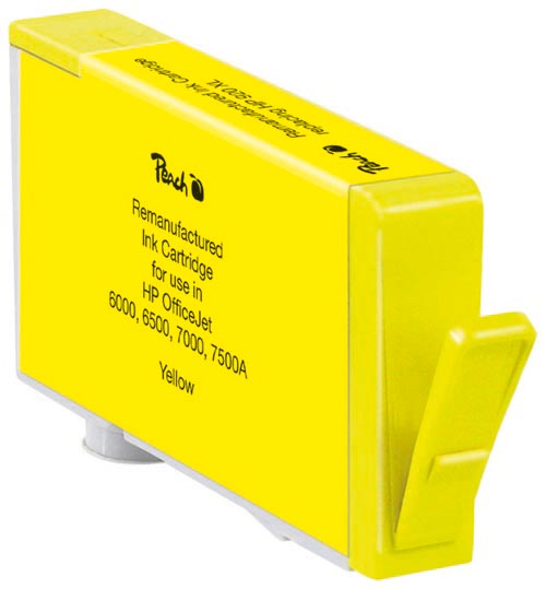Peach  Tintenpatrone gelb kompatibel zu HP OfficeJet 7500 A Wireless