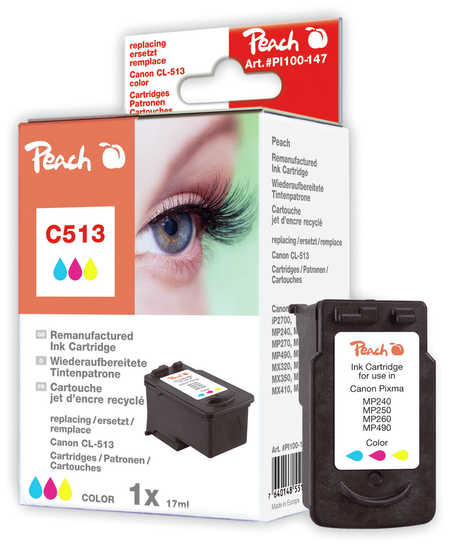 Peach  Druckkopf color kompatibel zu Canon Pixma MP 260