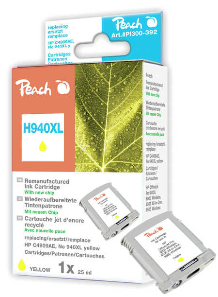 Peach  Tintenpatrone gelb HC kompatibel zu HP OfficeJet Pro 8000 Wireless
