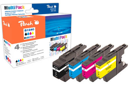 Peach  Spar Pack Tintenpatronen kompatibel zu Brother DCPJ 725 DW