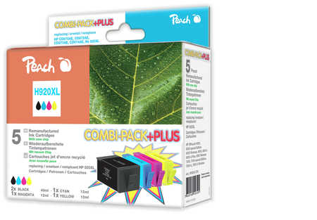 Peach  Spar Pack Plus Tintenpatronen kompatibel zu HP OfficeJet 7000 special Edition