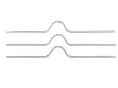 Peach  Kalenderaufhänger 105mm | weiss | für A4/A5 | 100 Stück 