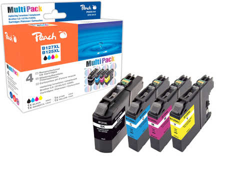 Peach  Spar Pack Tintenpatronen kompatibel zu Brother MFCJ 4510 DW