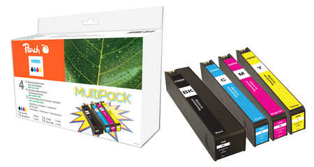 Peach  Spar Pack Tintenpatronen kompatibel zu HP OfficeJet Enterprise Color X 580 Series