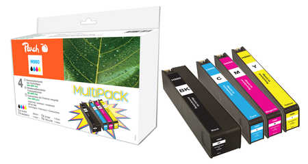 Peach  Spar Pack Tintenpatronen kompatibel zu HP OfficeJet Enterprise Color X 580 Series