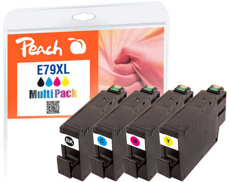 Peach  Spar Pack Tintenpatronen HY kompatibel zu Epson WorkForce Pro WF-4640 DTWF