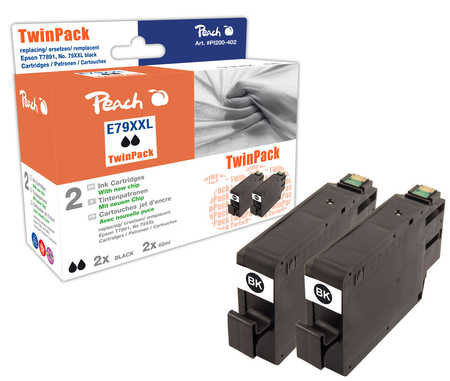 Peach  Spar Pack Plus Tintenpatronen HY kompatibel zu Epson WorkForce Pro WF-4640 DTWF