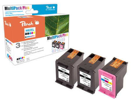 Peach  Spar Pack Plus Druckköpfe kompatibel zu HP Envy 5660 e-All-in-One
