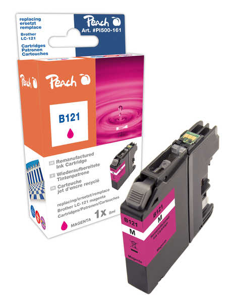 Peach  Tintenpatrone magenta kompatibel zu Brother MFCJ 650 DW