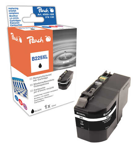 Peach  Tintenpatrone schwarz XXL, kompatibel zu Brother MFCJ 5320 DW